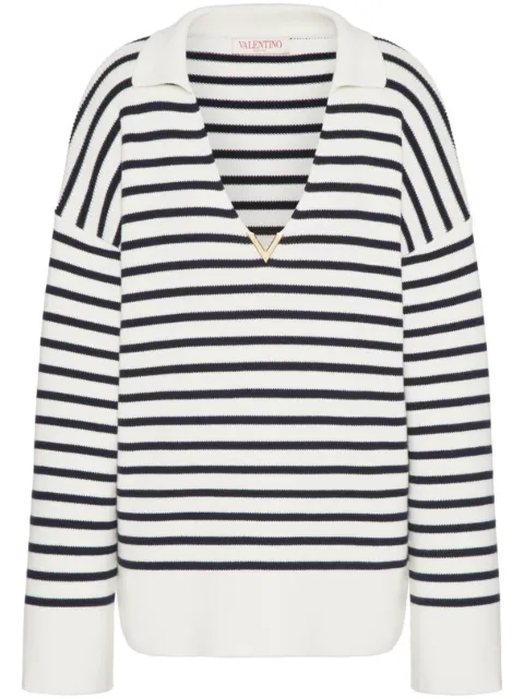 Valentino Garavani striped cotton jumper