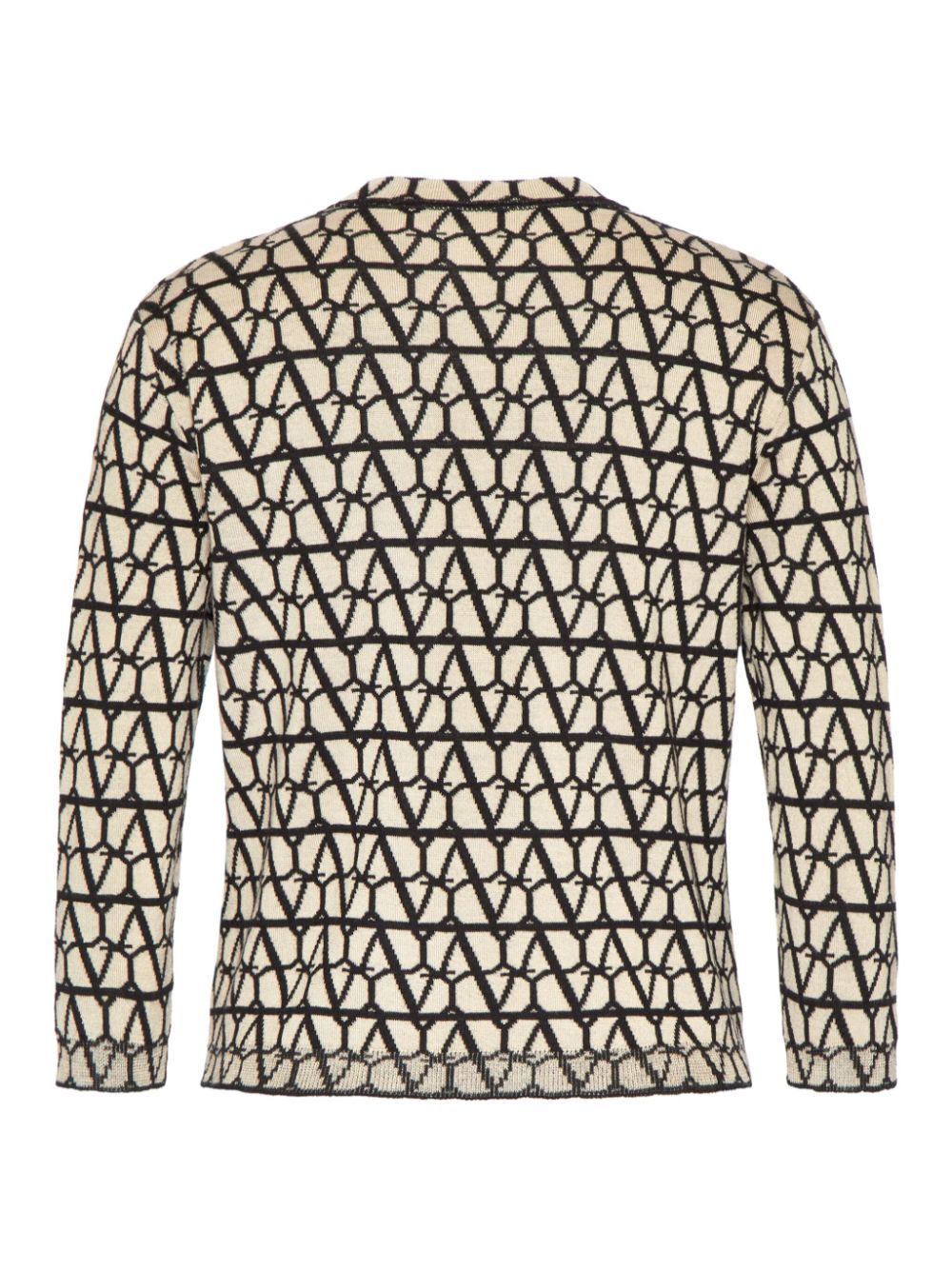 Valentino Garavani Toile Iconographe wool cardigan - Neutrals