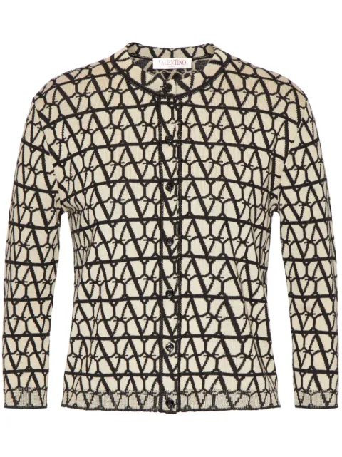 Valentino Garavani Toile Iconographe wool cardigan