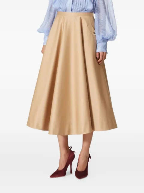 Valentino Garavani stretch-cotton midi skirt