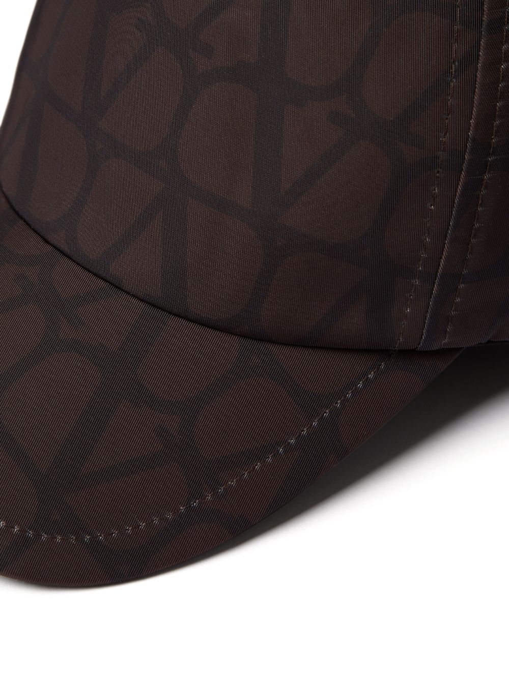 Shop Valentino Toile Iconographe Baseball Cap In Brown