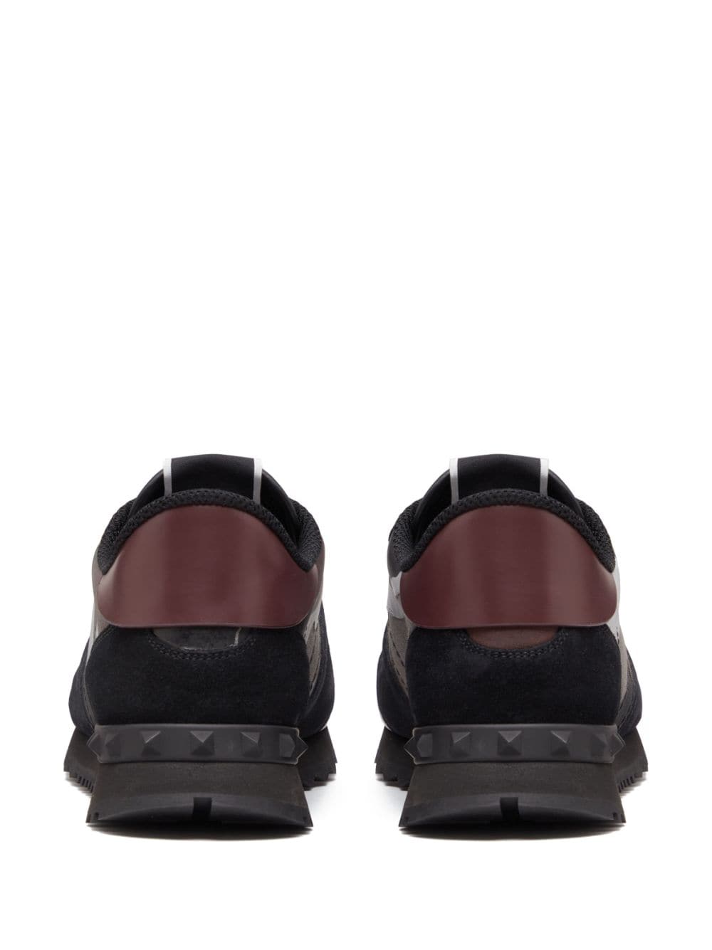 Shop Valentino Camouflage Rockrunner Low-top Sneakers In Black