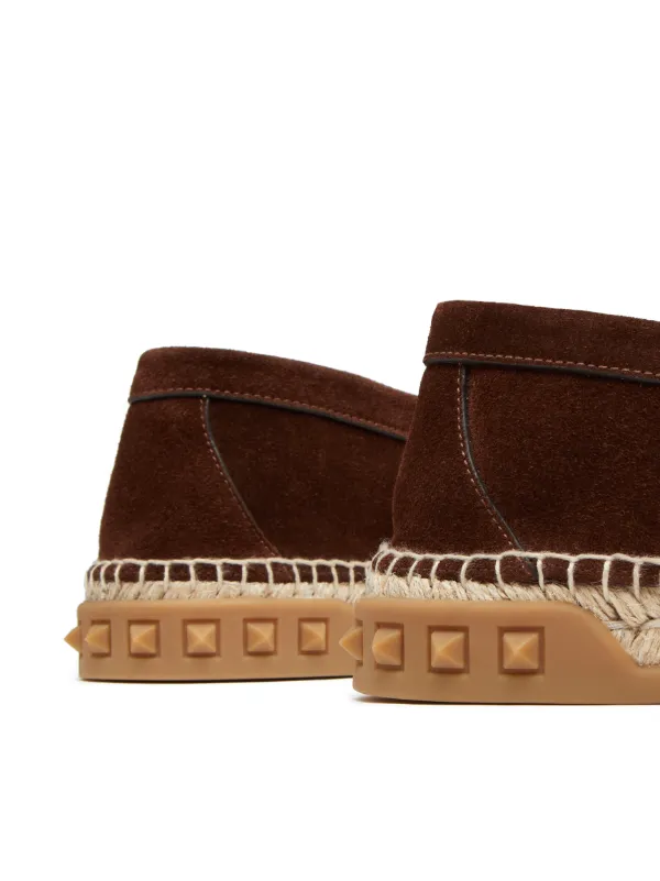 VALENTINO>>Vロゴ シグネチャー レザー エスパドリーユ Valentino Garavani Vロゴ シグネチャー エスパドリーユ