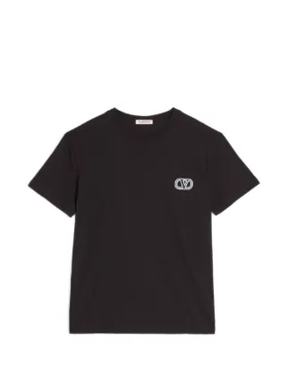 Valentino Garavani Vロゴ シグネチャー Tシャツ | ブラック | FARFETCH JP