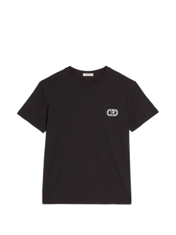 Valentino Garavani Vロゴ シグネチャー Tシャツ | ブラック | FARFETCH JP