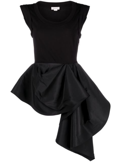 Alexander McQueen - Cut and Sew asymmetric minidress