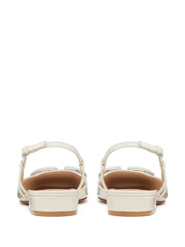 Valentino Garavani Vロゴ スリングバック フラットシューズ