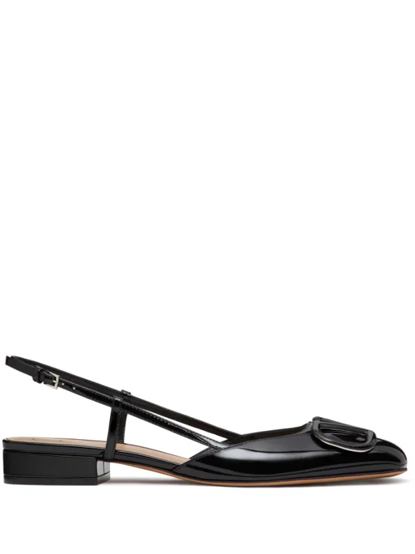 Valentino slingback clearance flats