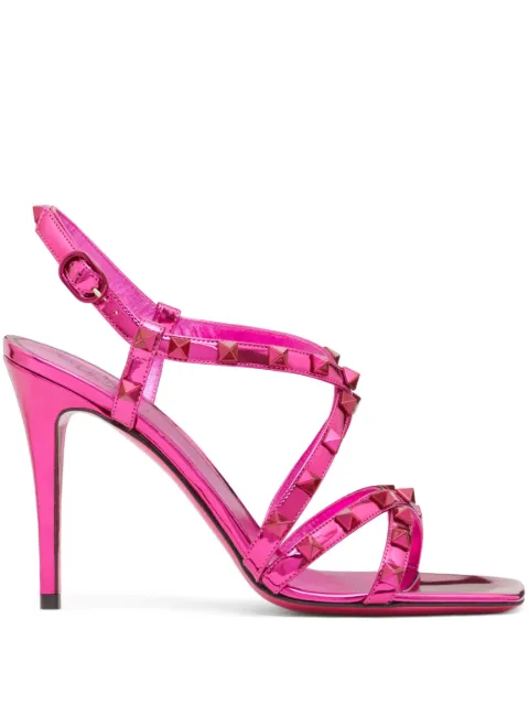 Valentino Garavani Rockstud 100mm ankle-strap stiletto sandals