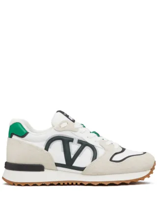 【VALENTINO GARAVANI】v logo runner trainers Valentino Garavani Vlogo Pace Low Top Sneakers In Split