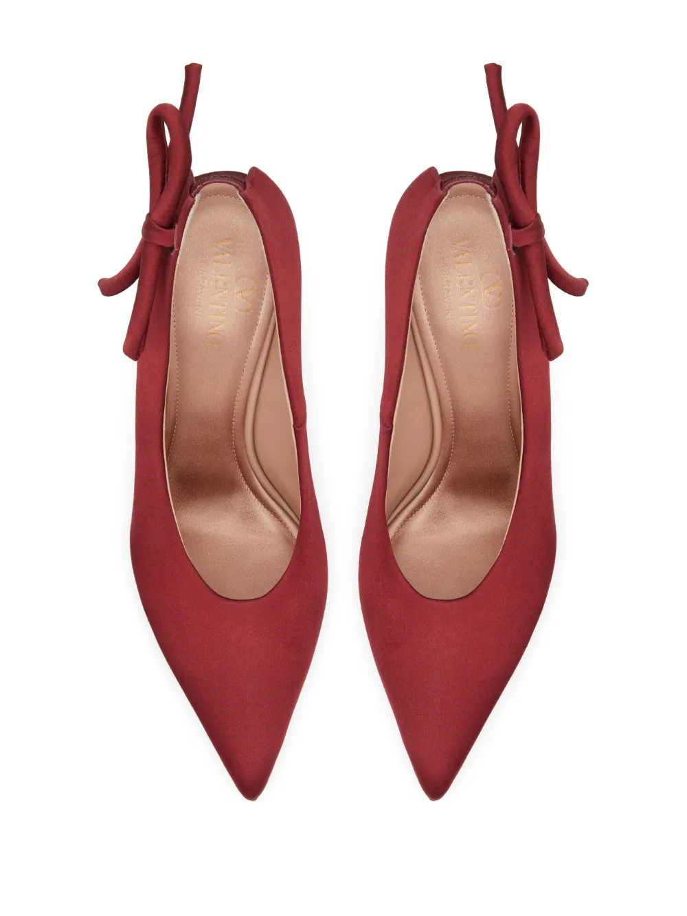 Valentino Garavani Nite-Out 110mm satin pumps Red