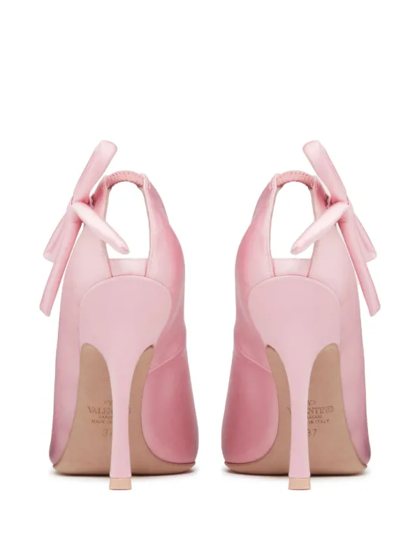 Valentino Garavani Nite-Out 110mm Satin Pumps | Pink | FARFETCH
