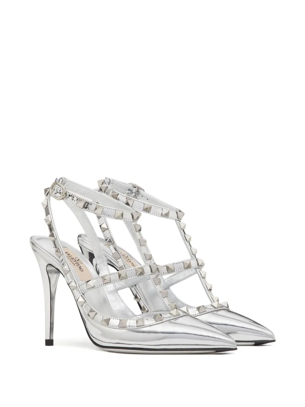 Valentino Garavani Rockstud 100mm ankle-strap pumps | Heeled Pumps | Image 2