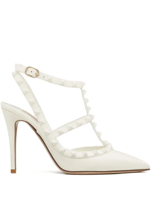 Valentino Garavani 100mm Rockstud ankle-strap pumps