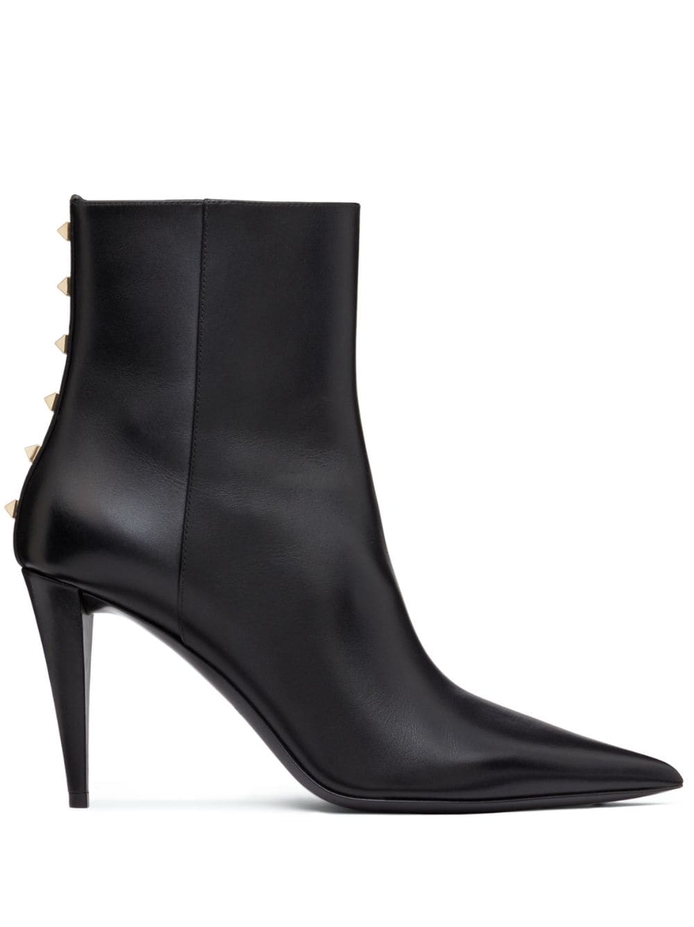 Rockstud 90mm leather ankle boots