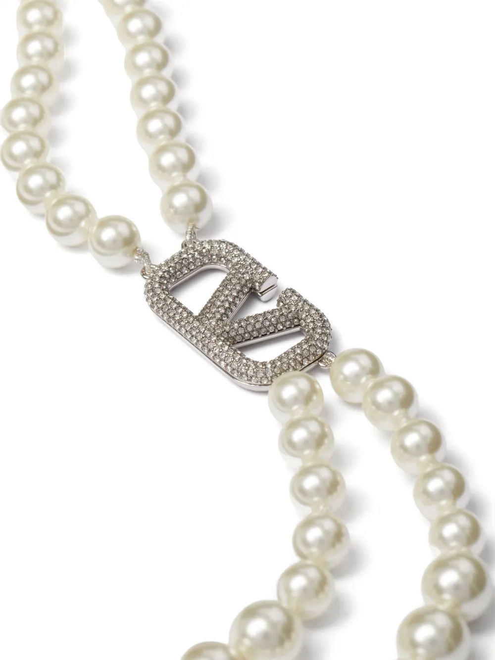 Valentino Garavani VLogo Signature faux-pearl Necklace