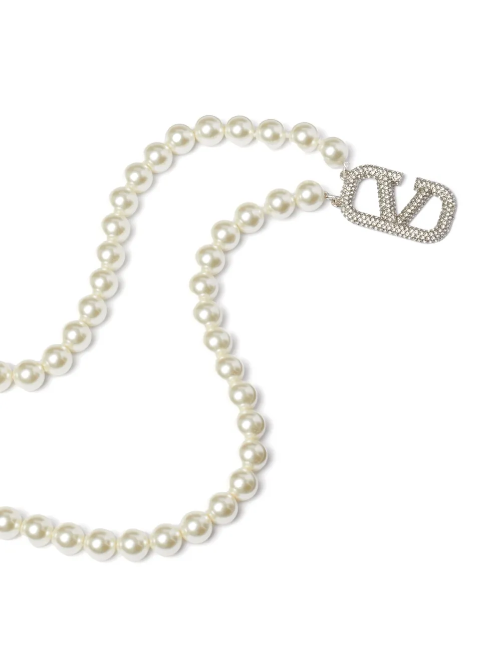 Valentino Garavani VLogo Signature faux-pearl Necklace