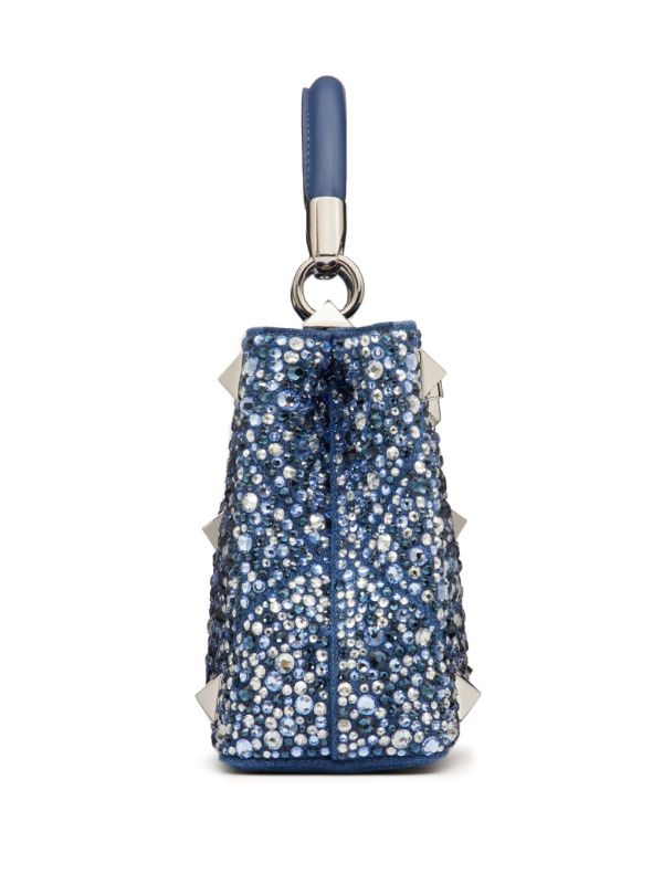 Valentino Garavani Rockstud Denim Backpack - Farfetch