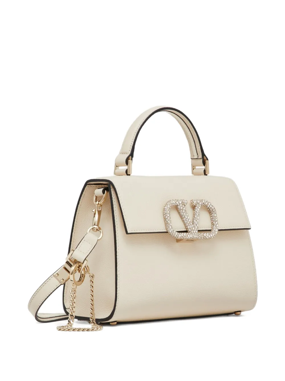 Valentino Garavani Vスリング ショルダーバッグ S - ニュートラル Valentino Garavani Vスリング ショルダーバッグ S - ニュートラル