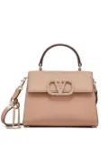 Valentino Garavani small VSling embellished handbag - Neutrals