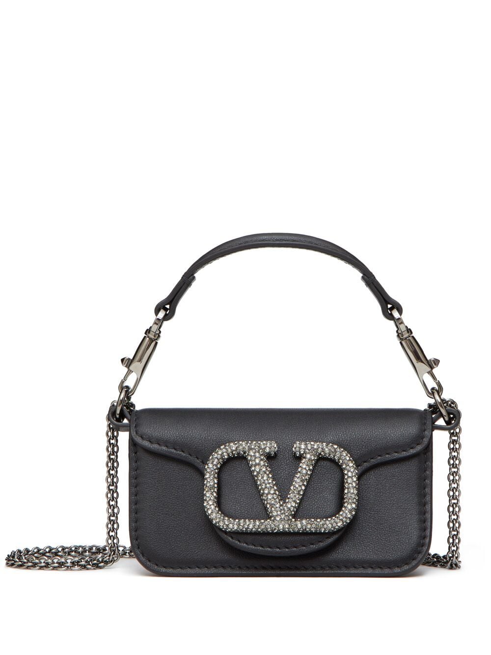Valentino Garavani Small VSLING crystal-embellished Crossbody Bag - Farfetch
