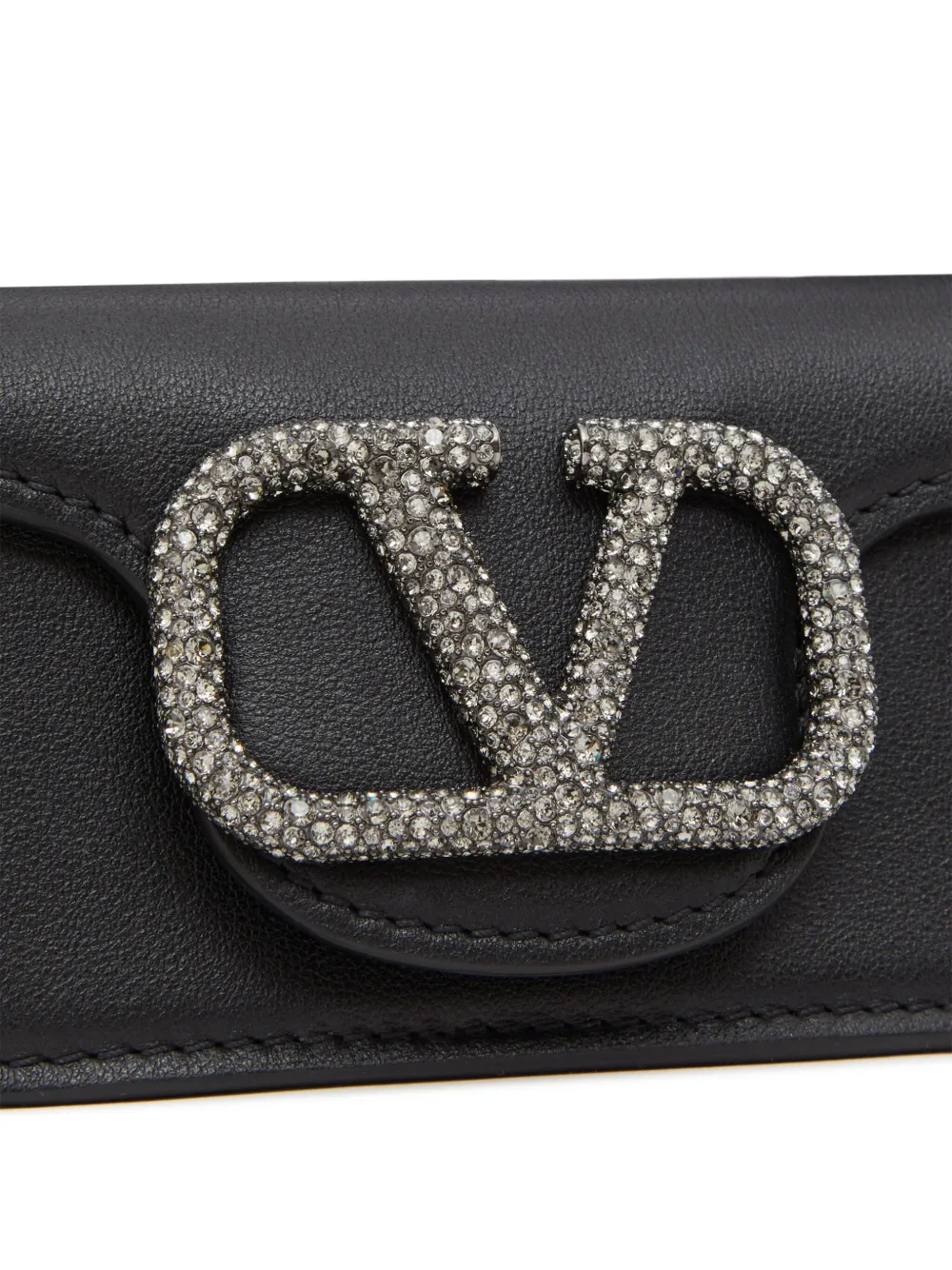 Cheap Valentino Garavani micro Locò embellished shoulder bag WOMEN