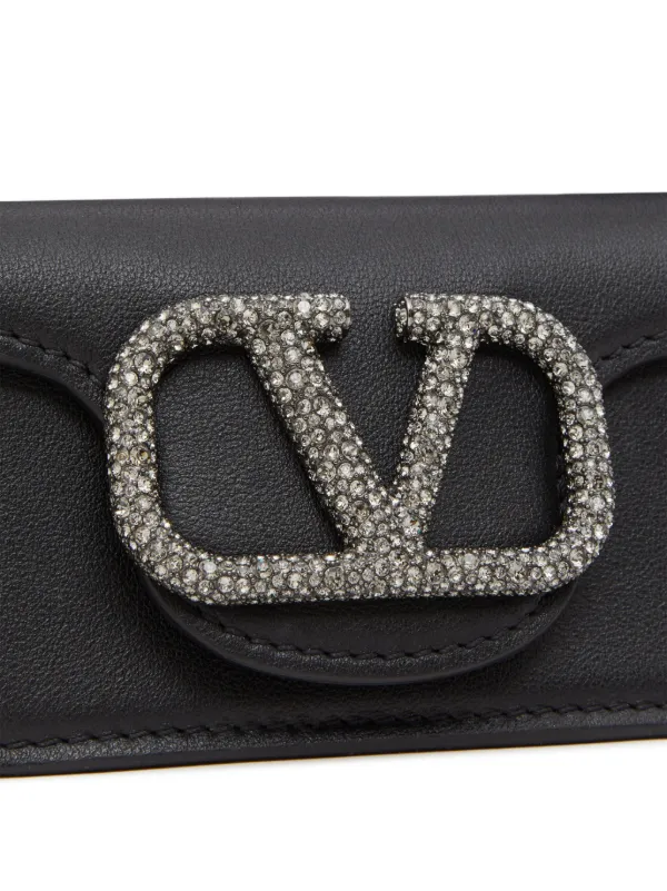 Valentino Garavani Micro Locò Embellished Shoulder Bag