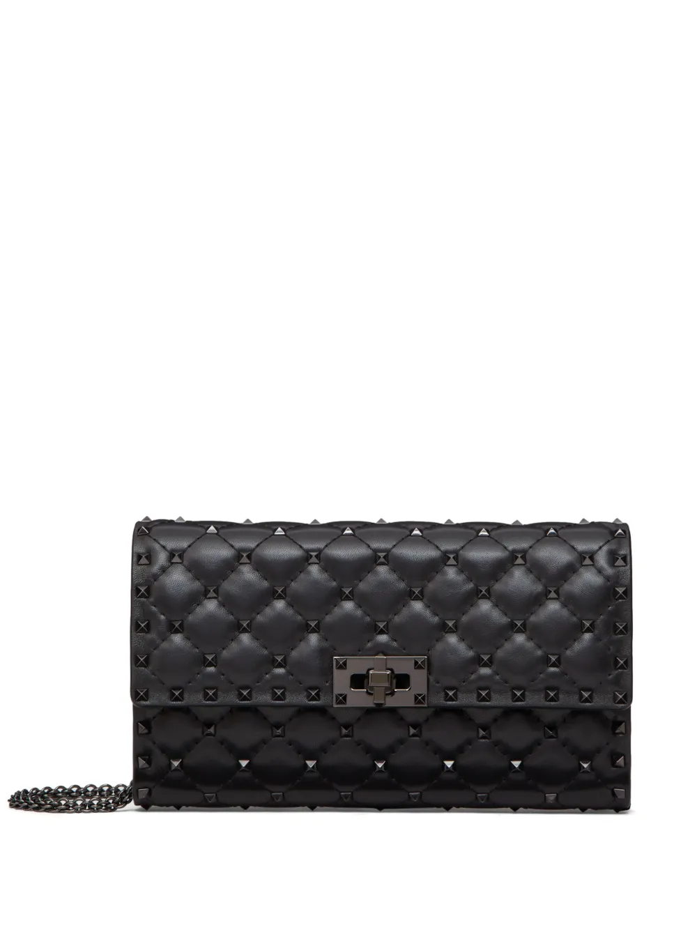 Valentino Garavani small Rockstud leather crossbody bag - Black