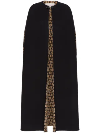 ブランド公式通販サイト Valentino Garavani Toile Iconographe Cape | Black | FARFETCH ナイロンジャケット