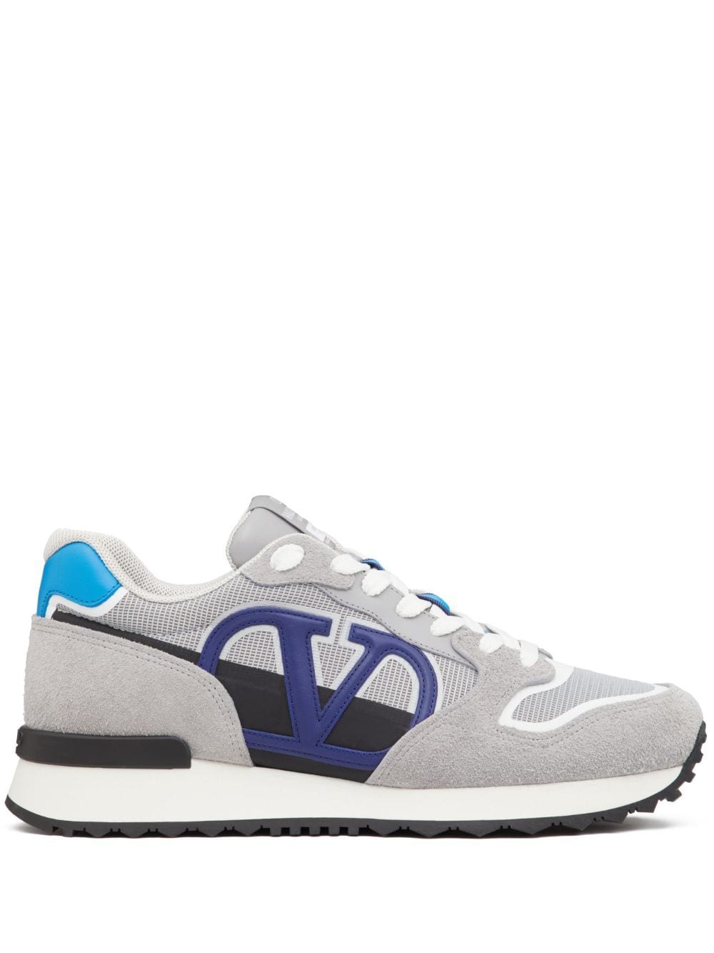 Shop Valentino Vlogo Pace Low-top Sneakers In Grey