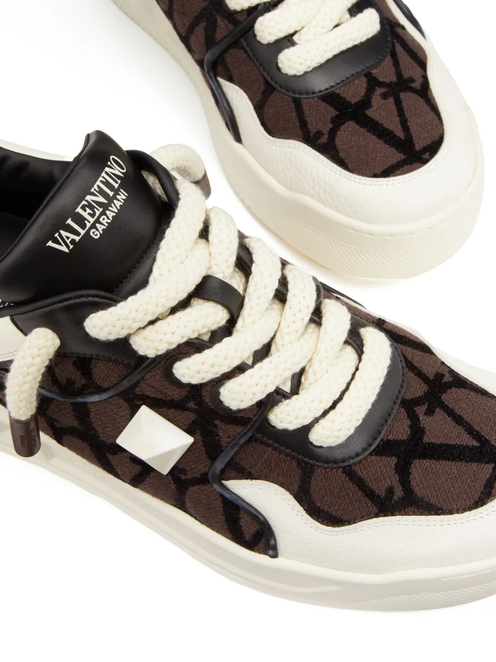 One Stud XL leather sneakers