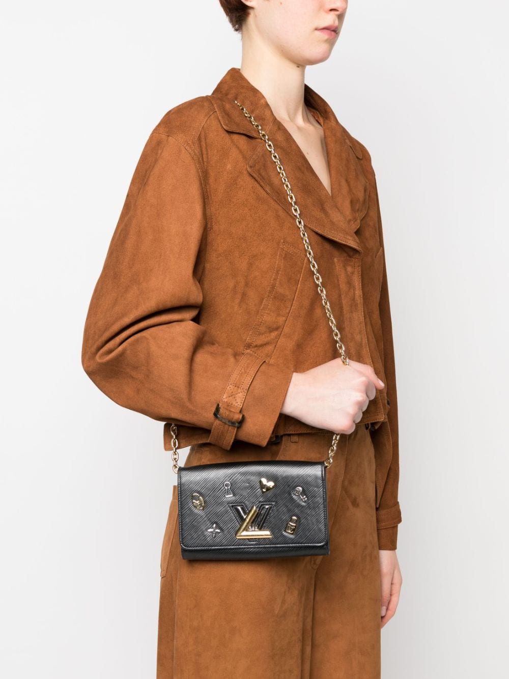 Louis Vuitton 2018 pre-owned Love Lock Pochette Felicie Clutch Bag -  Farfetch
