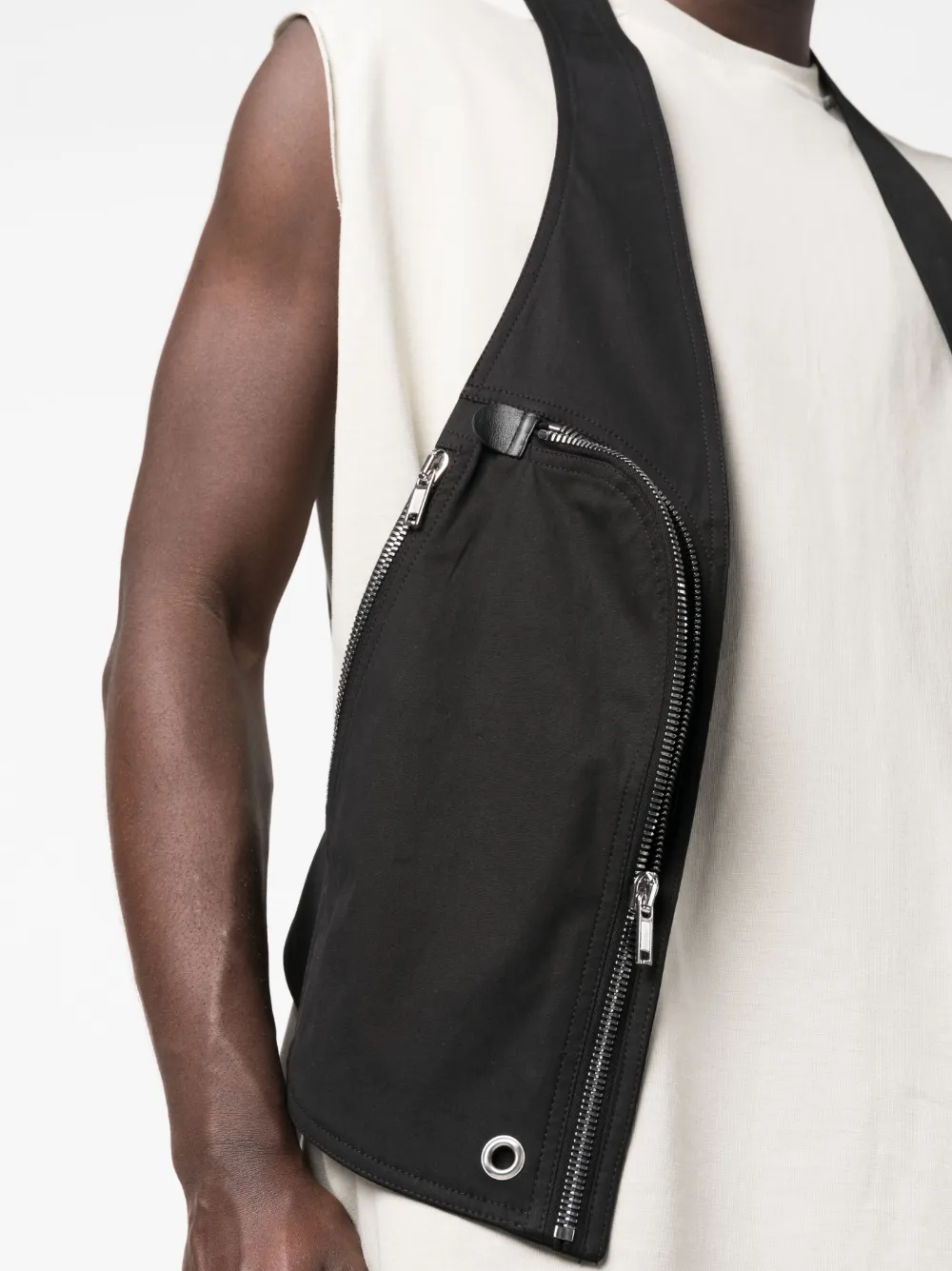 Rick Owens Bauhaus ジップポケット ベスト - Farfetch