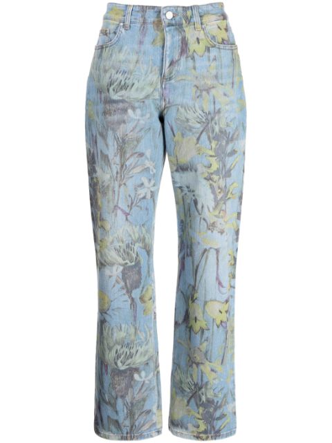 Stella McCartney Rewild Flora denim trousers Women