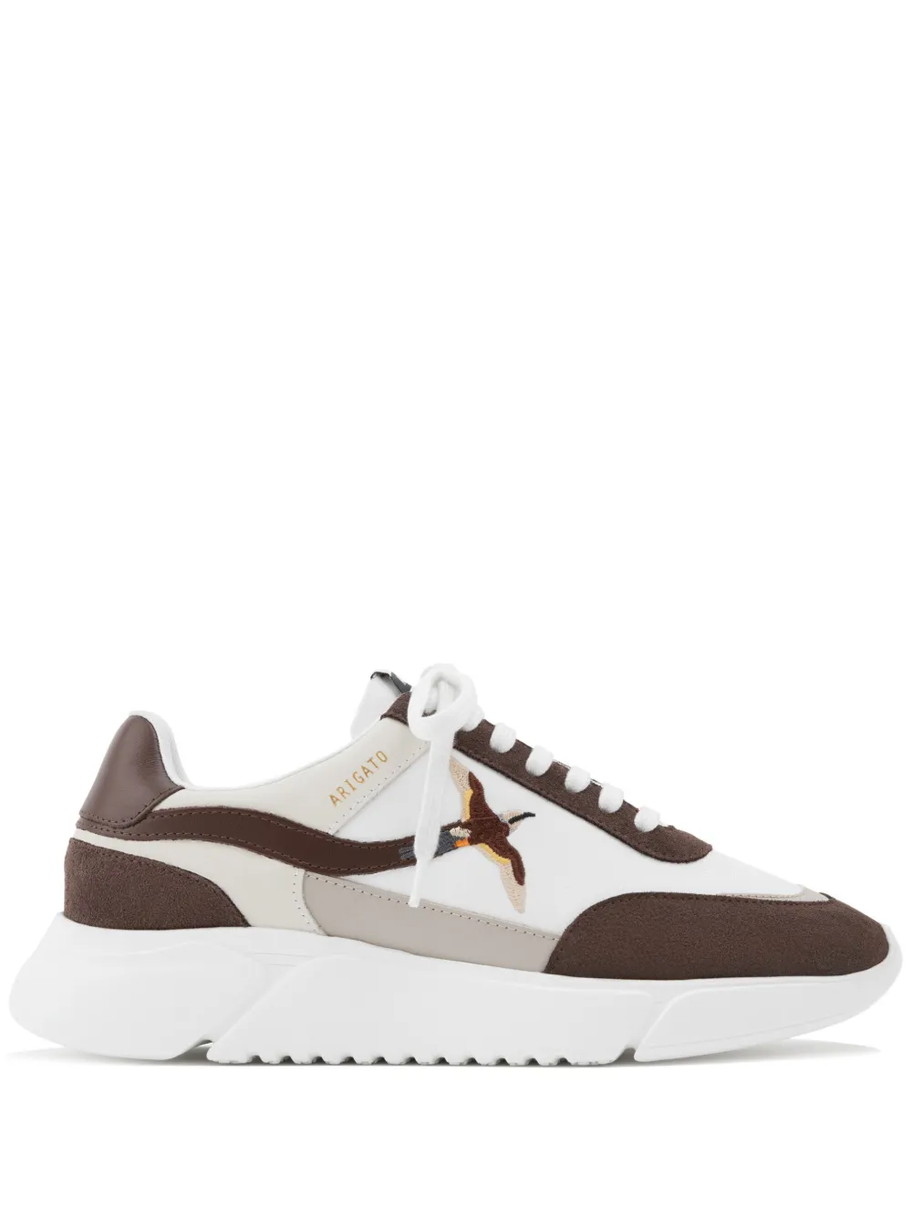 Axel Arigato Genesis Stripe B Bird low-top sneakers - WHITE/BROWN