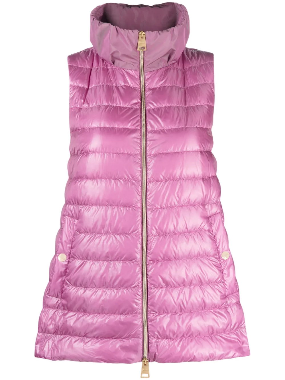 Herno padded zip-up gilet