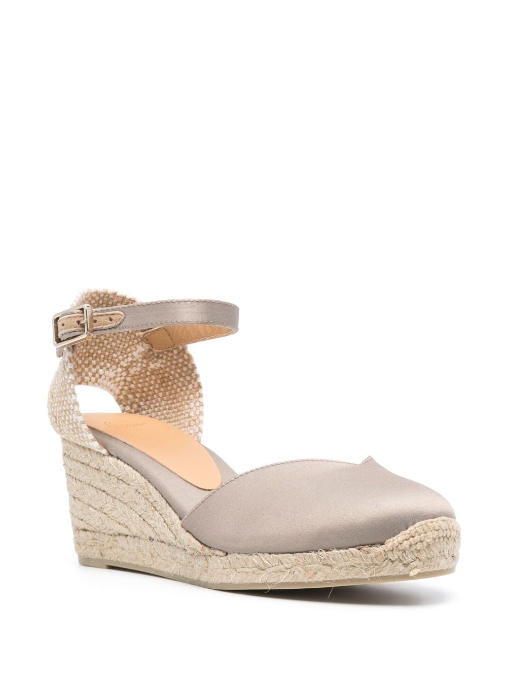 Castañer Chiara espadrilles met sleehak - Beige