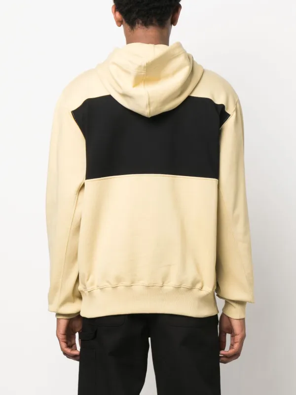 Helmut Lang logo print Drawstring Hoodie Farfetch