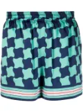 Casablanca Casa Way silk shorts - Green