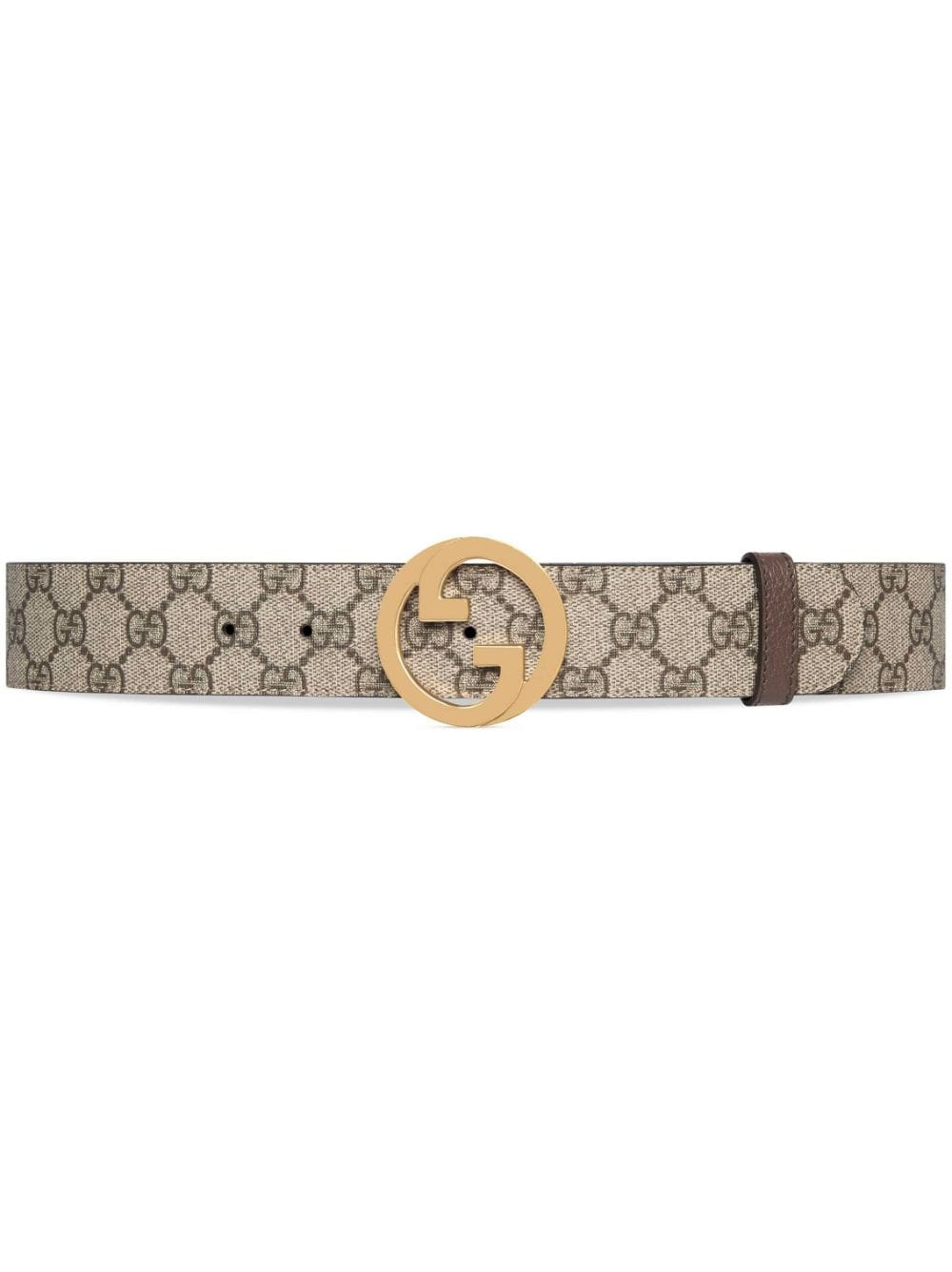 Gucci Blondie Logo Plaque Belt In Nude