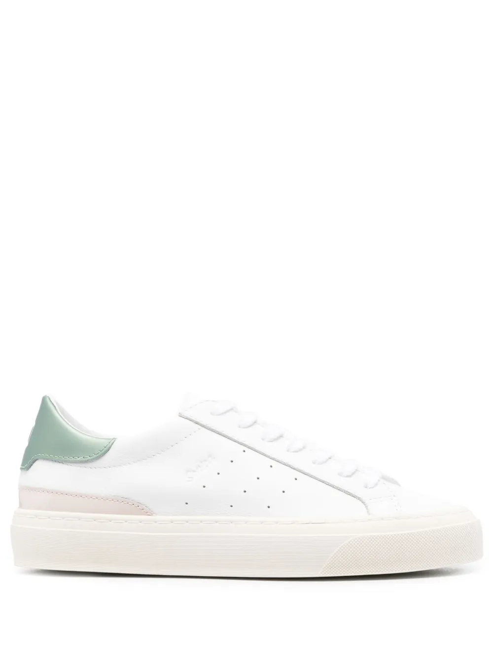 D.a.t.e. Sonica Sneakers In White Leather