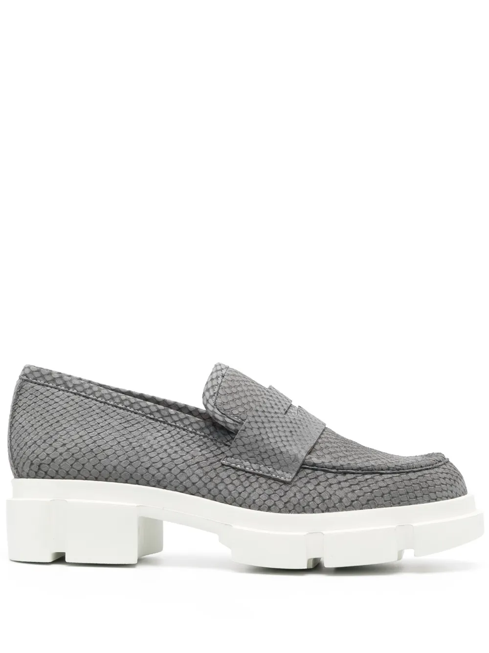 Image 1 of Pollini 청키 스웨이드 로퍼