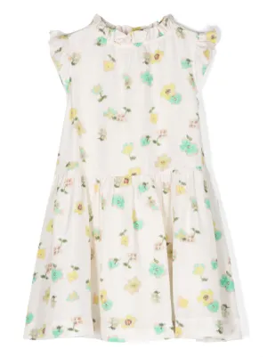 Bonpoint Duchesse ドレス | ニュートラル | FARFETCH JP