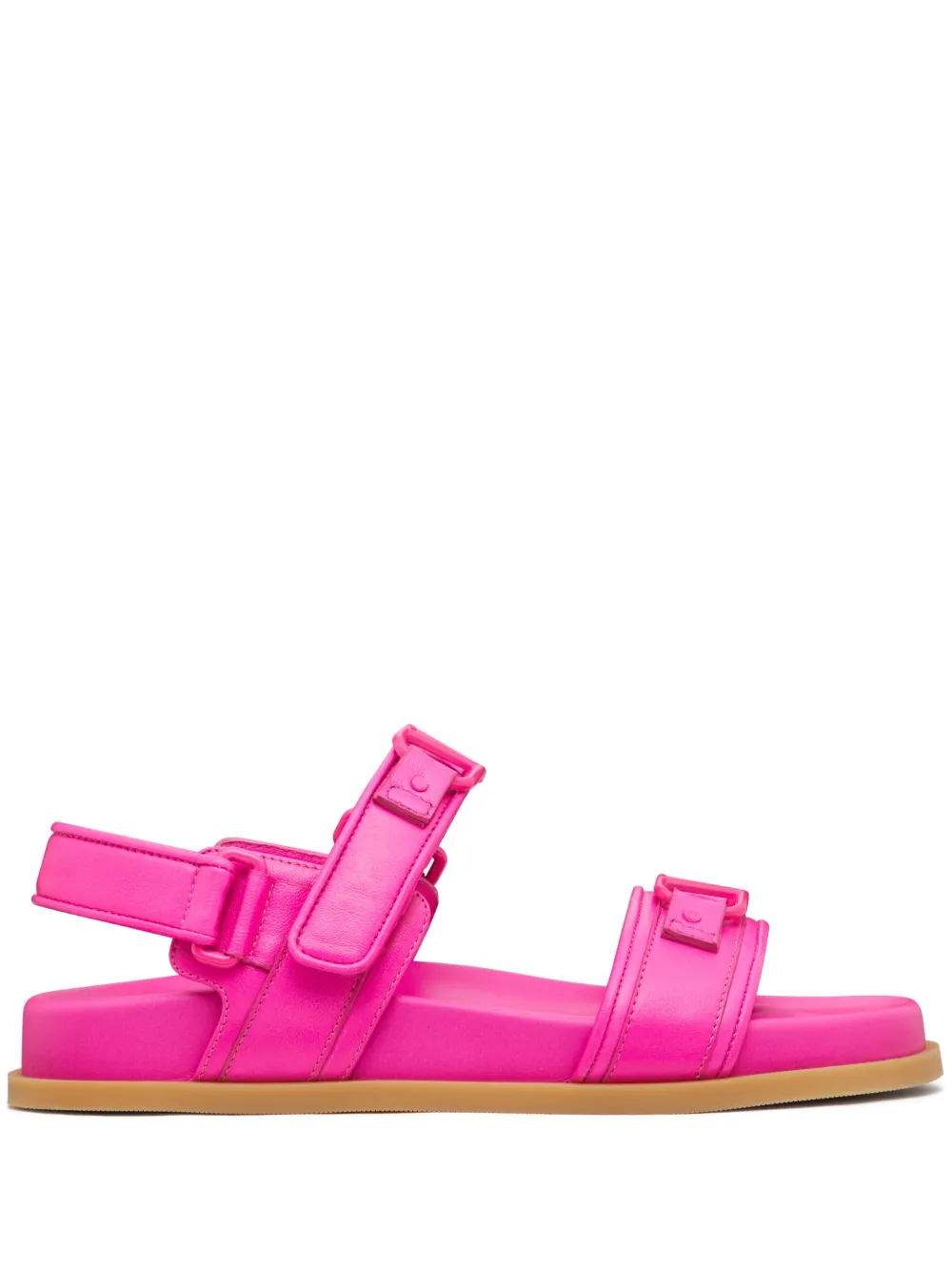 Valentino Garavani VLogo Signature double-strap sandals Pink