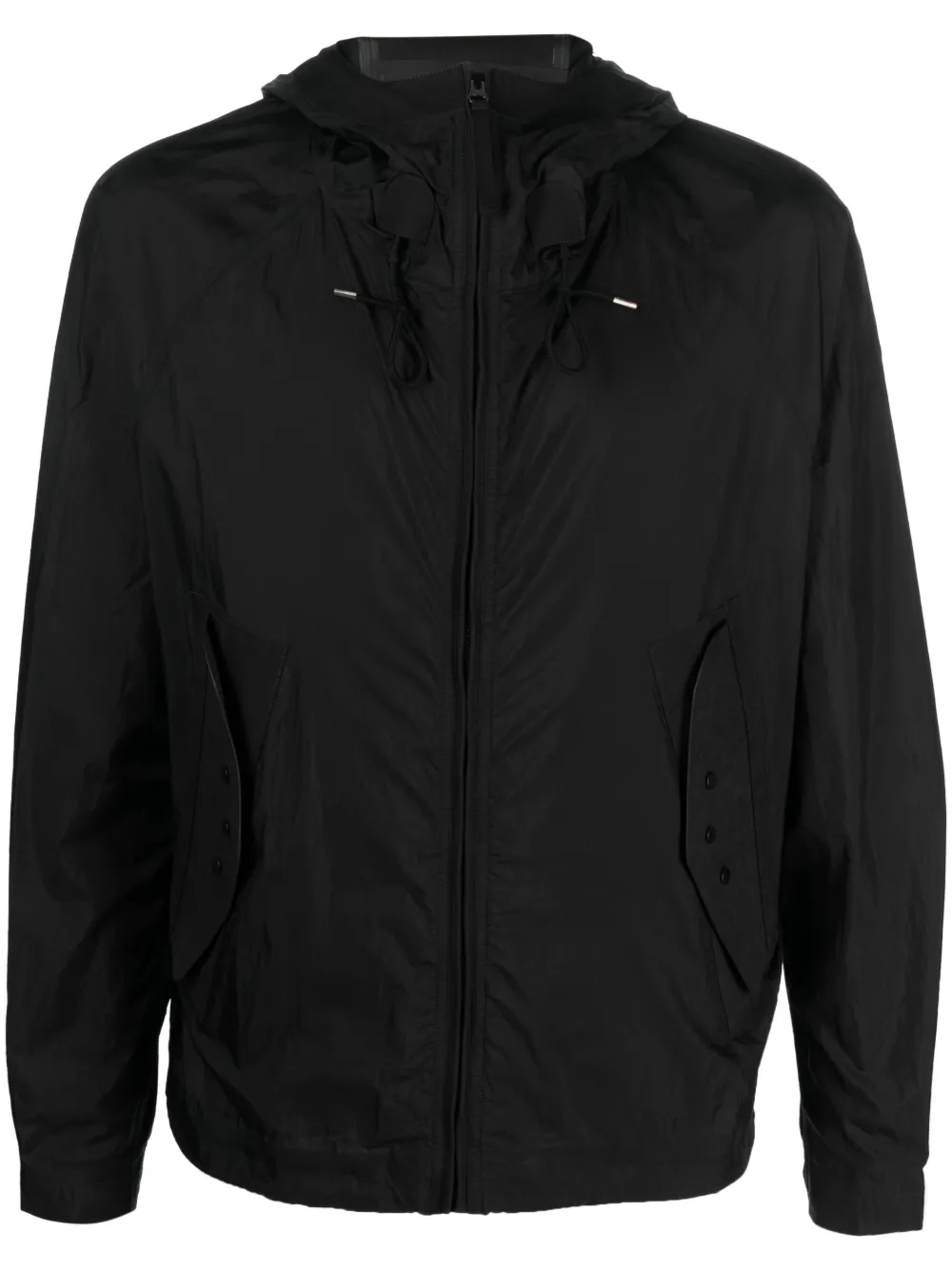 Ten C hooded lightweight jacket | Black | Image 1