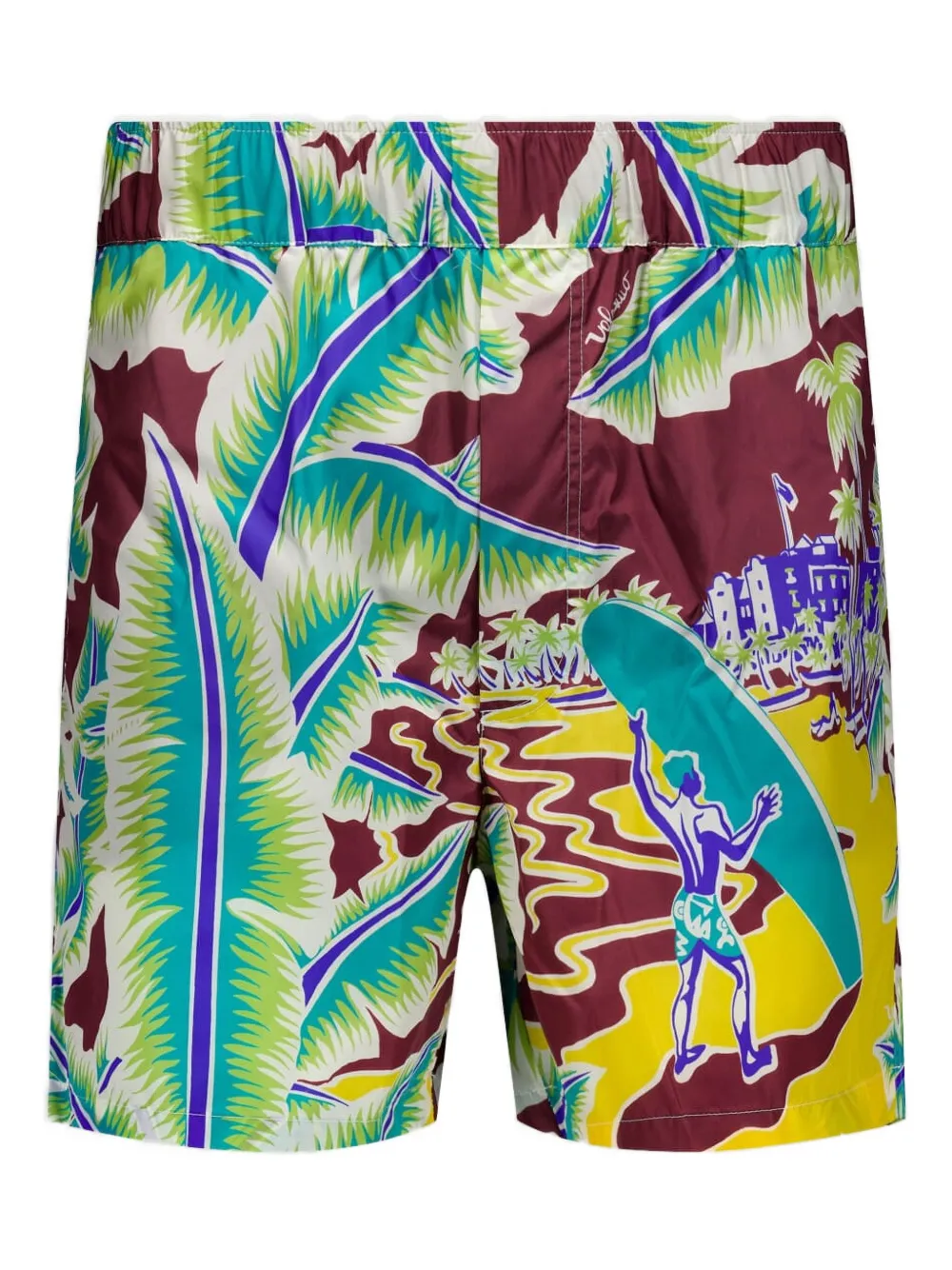 Valentino Garavani Surf Rider トランクス水着 - グリーン Valentino Garavani Surf Rider トランクス水着 - グリーン