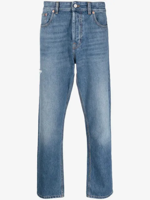 Valentino Garavani distressed jeans