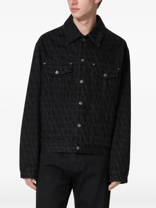 VALENTINO ブラックデニムジャケット36 VALENTINO ブラックデニムジャケット36
