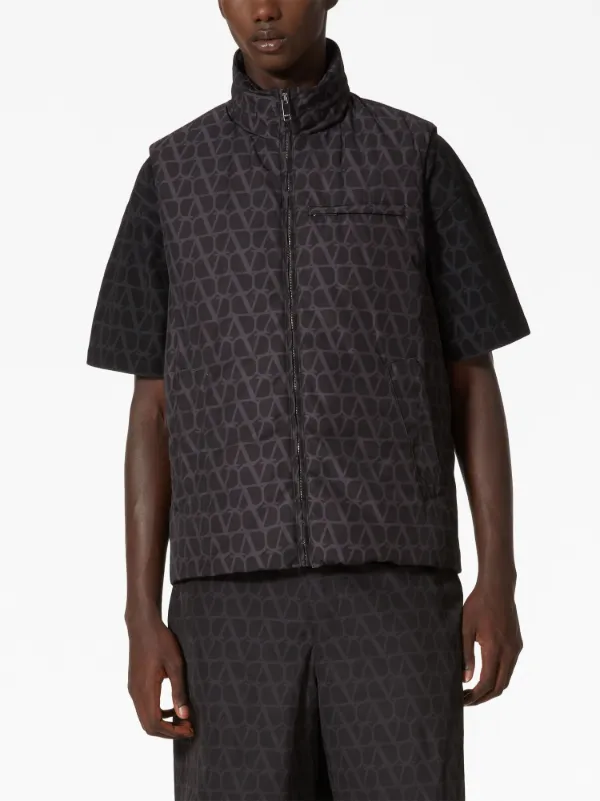 Valentino Garavani トワル イコノグラフ ベスト | ブラック | FARFETCH JP