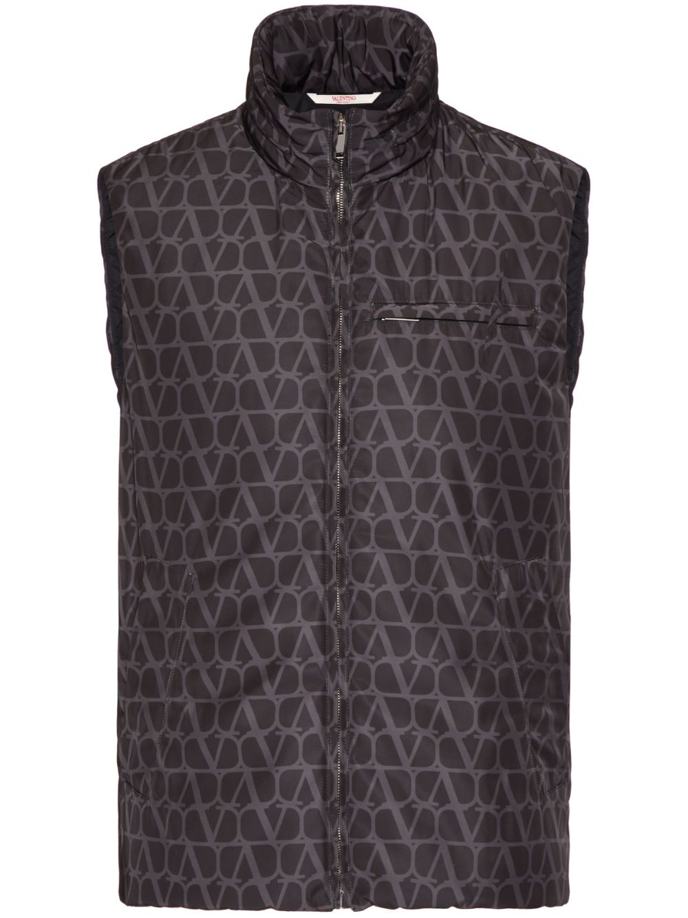 Valentino Garavani Toile Iconographe zipped gilet - Black